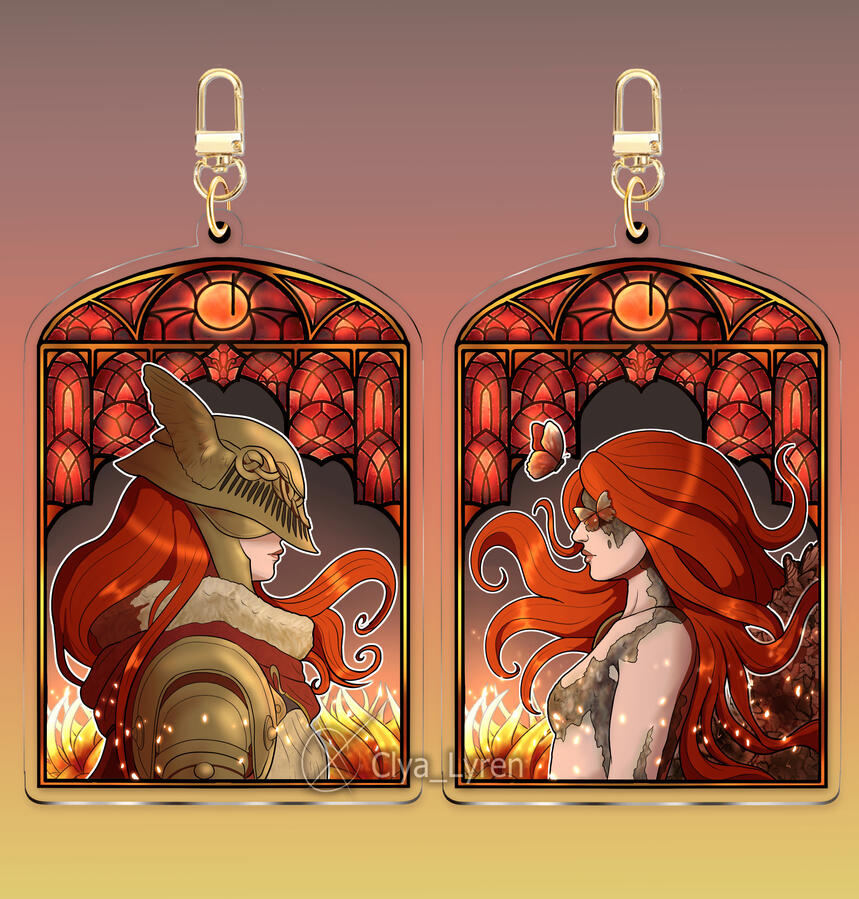 Malenia Keychain Designs
